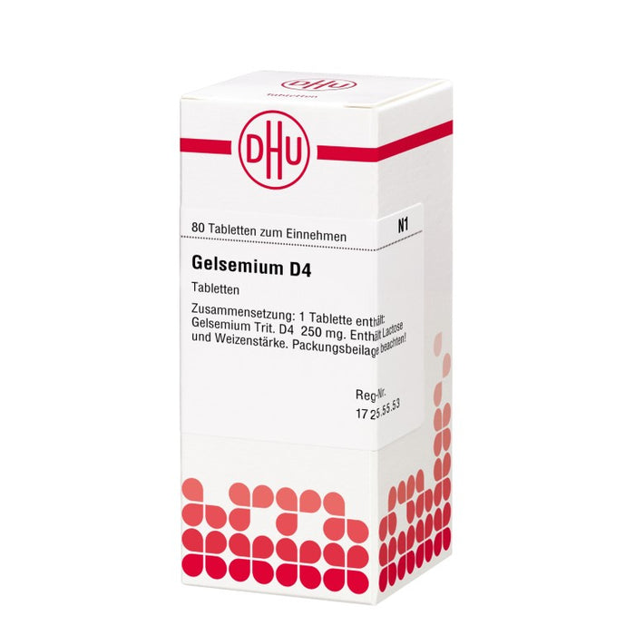 DHU Gelsemium D4 Tabletten, 80 St. Tabletten