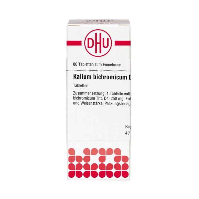 DHU Kalium bichromicum D4 Tabletten, 80 St. Tabletten