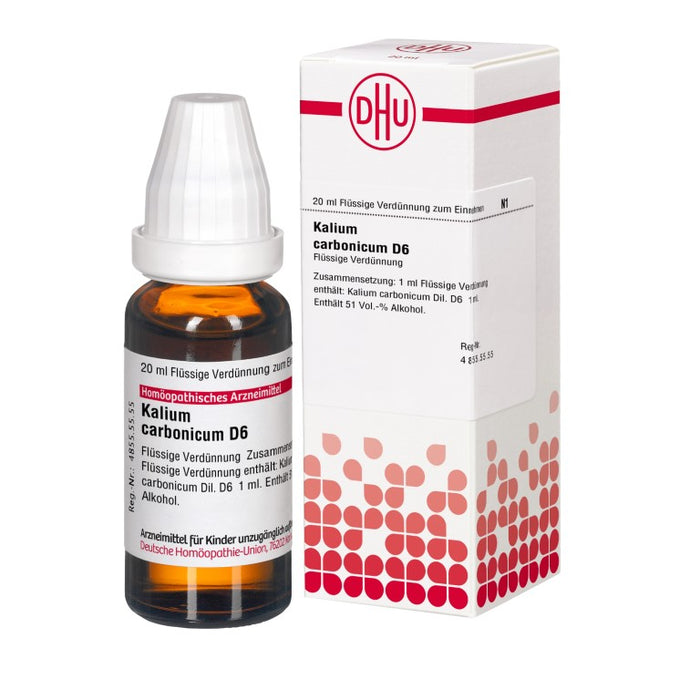 DHU Kalium carbonicum D6 Dilution, 20 ml Lösung