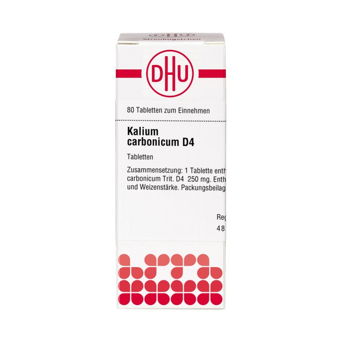 DHU Kalium carbonicum D4 Tabletten, 80 St. Tabletten