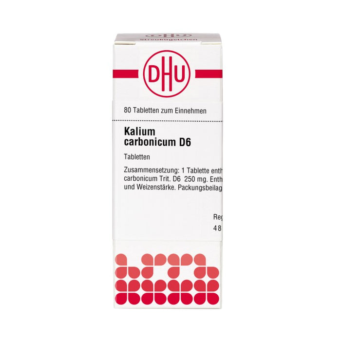 DHU Kalium carbonicum D6 Tabletten, 80 pcs. Tablets