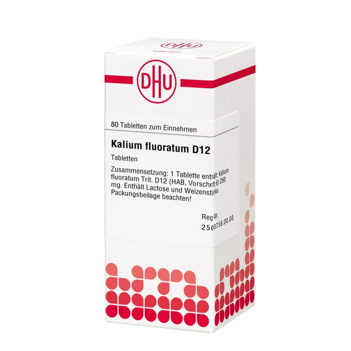 DHU Kalium fluoratum D12 Tabletten, 80 pc Tablettes