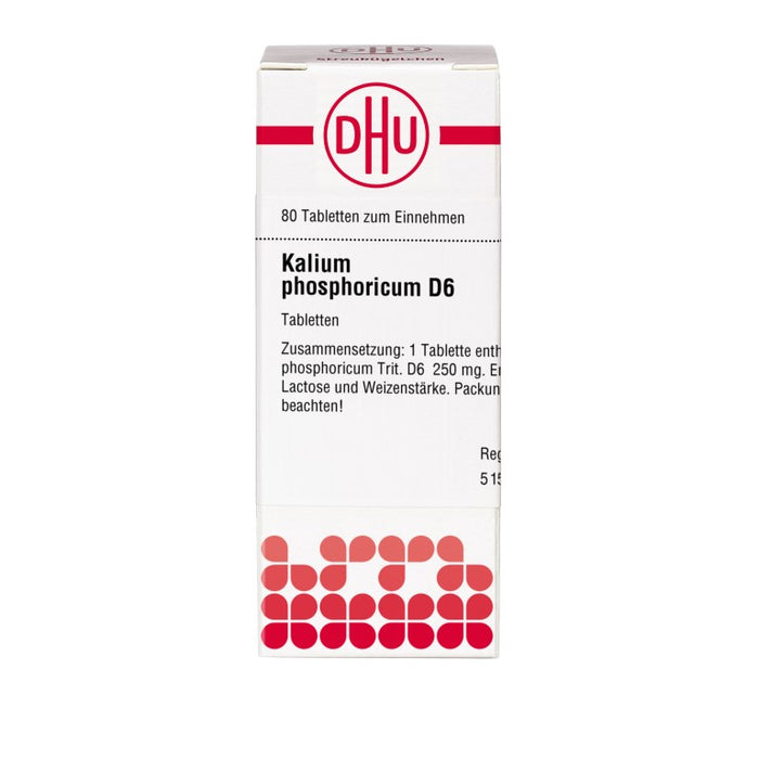 DHU Kalium phosphoricum D6 Tabletten, 80 pcs. Tablets