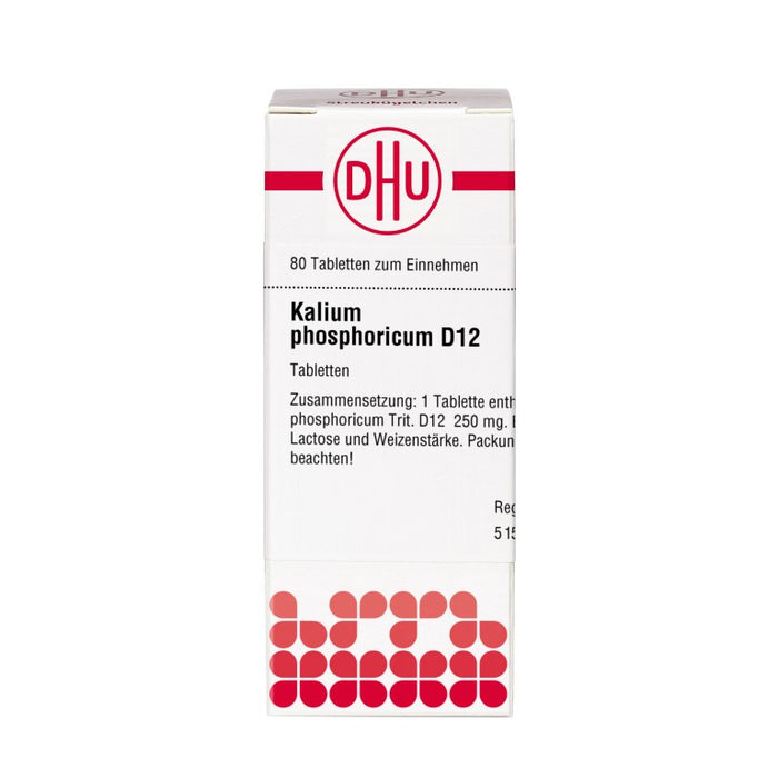 DHU Kalium phosphoricum D12 Tabletten, 80 St. Tabletten