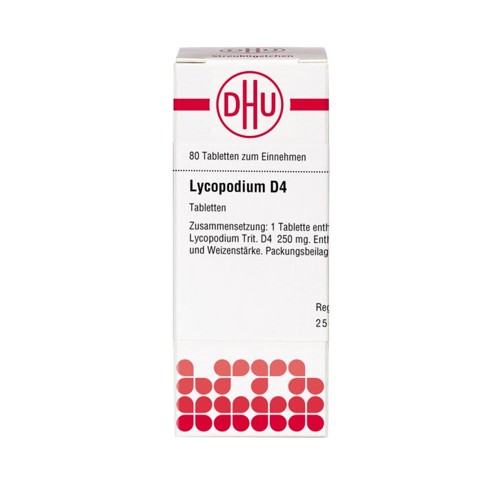 DHU Lycopodium D4 Tabletten, 80 St. Tabletten