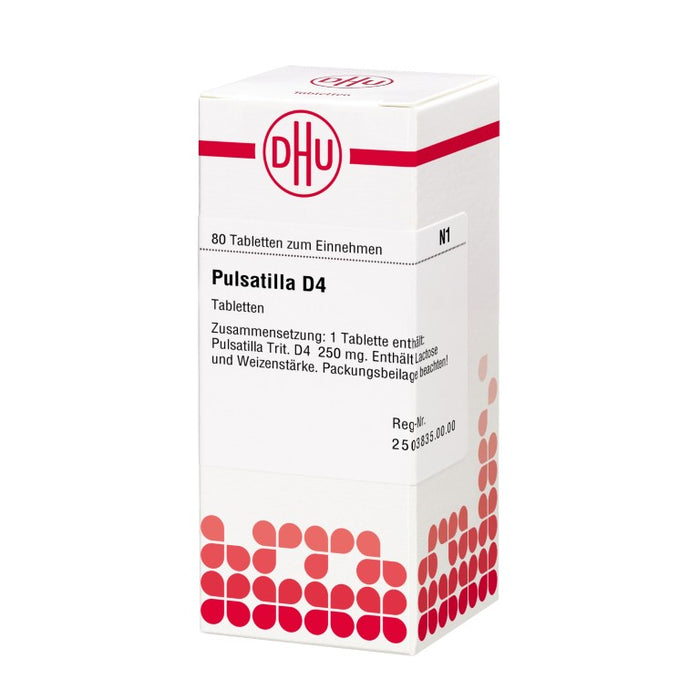 DHU Pulsatilla D4 Tabletten, 80 pcs. Tablets