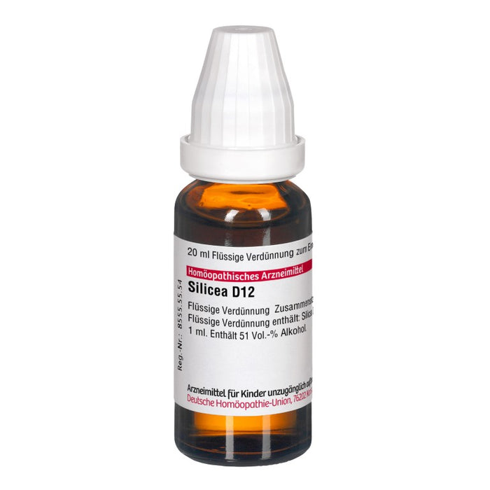 DHU Silicea D12 Dilution, 20 ml Lösung