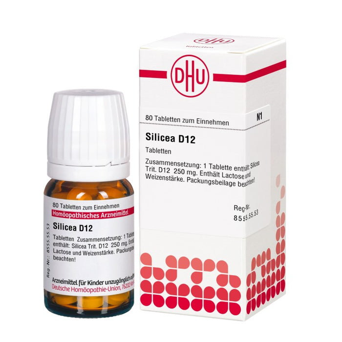 DHU Silicea D12 Tabletten, 80 pc Tablettes