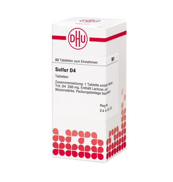 DHU Sulfur D4 Tabletten, 80 pc Tablettes