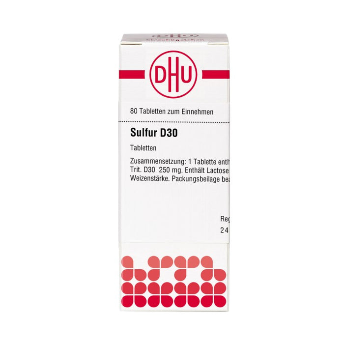 DHU Sulfur D30 Tabletten, 80 pc Tablettes