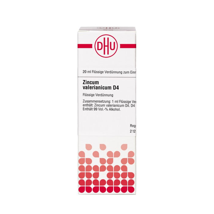 DHU Zincum valerianicum D4 Dilution, 20 ml Lösung