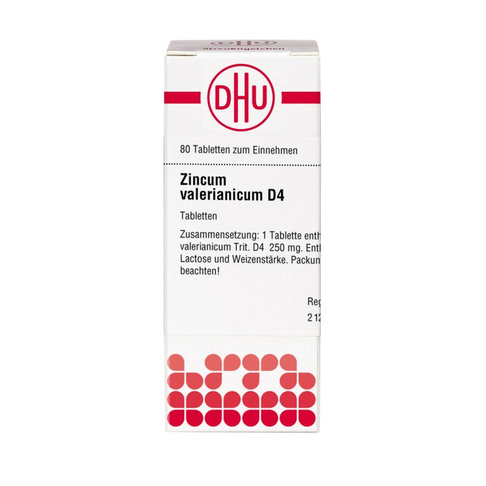 DHU Zincum valerianicum D4 Tabletten, 80 pcs. Tablets