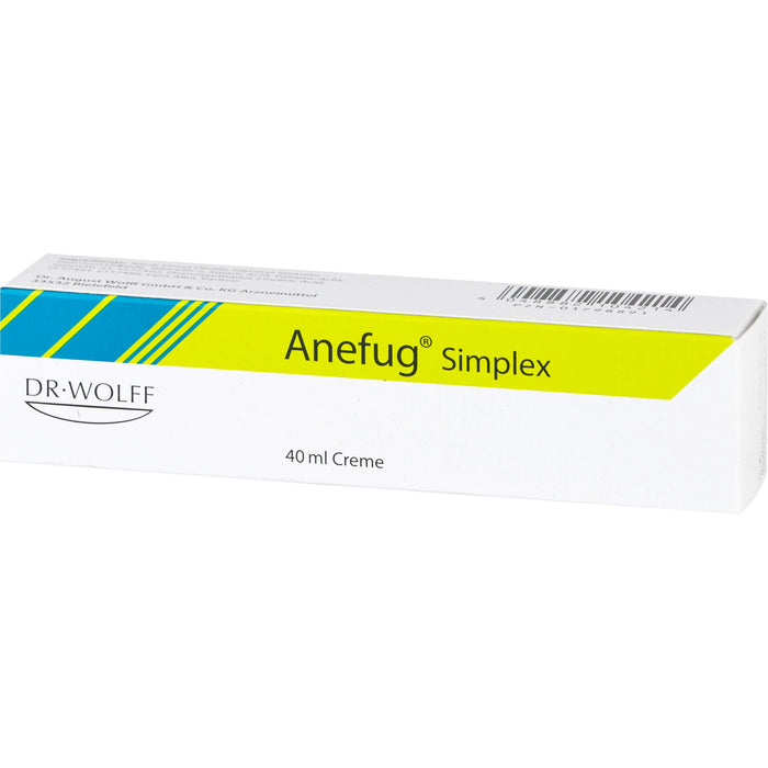 Anefug Simplex Creme getönt für unreine und zu Akne neigende Haut, 40 ml Crème