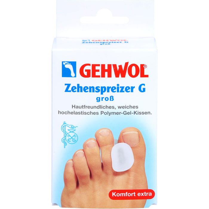 GEHWOL Zehenspreizer G groß hochelastisches Polymer-Gel-Kissen, 3 St. Pflaster