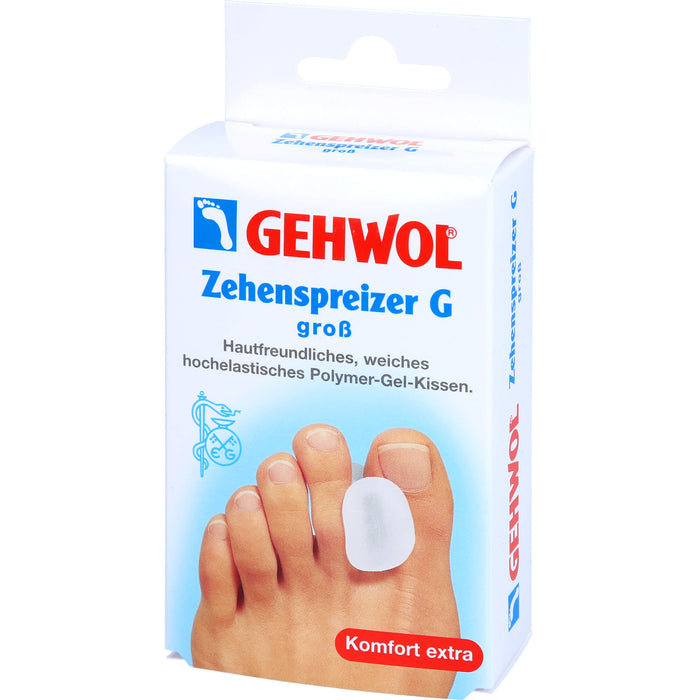 GEHWOL Zehenspreizer G groß hochelastisches Polymer-Gel-Kissen, 3 St. Pflaster