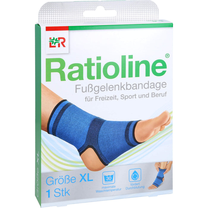 Ratioline active Fussgelenkbandage Größe S, 1 St BAN