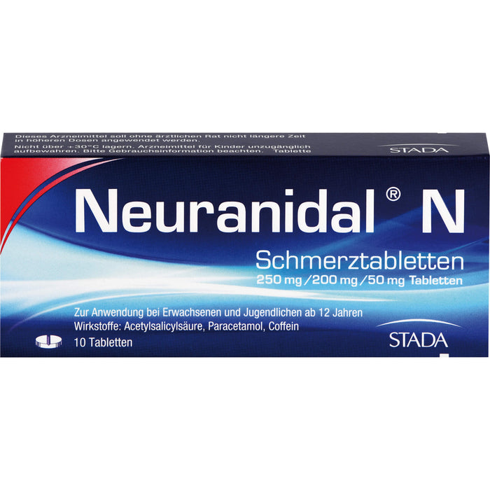 Neuranidal N Schmerztabletten, 10 pc Tablettes