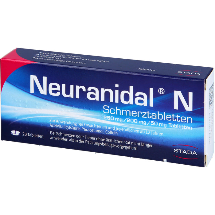 Neuranidal N Schmerztabletten, 20 pc Tablettes