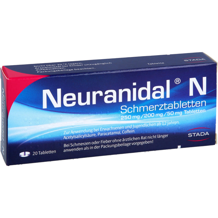 Neuranidal N Schmerztabletten, 20 St. Tabletten