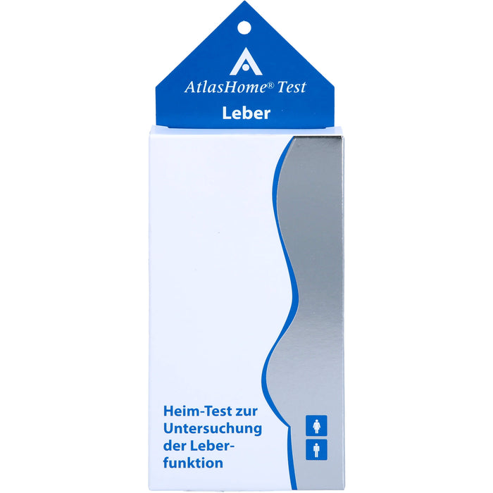 AtlasHome Test Heim-Test zur Untersuchung der Leberfunktion, 2 pcs. Test strips