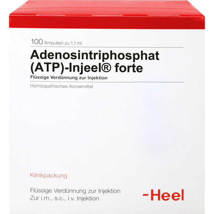 Heel Adenosintriphosphat (ATP) Injeel forte flüssige Verdünnung, 100 St. Ampullen