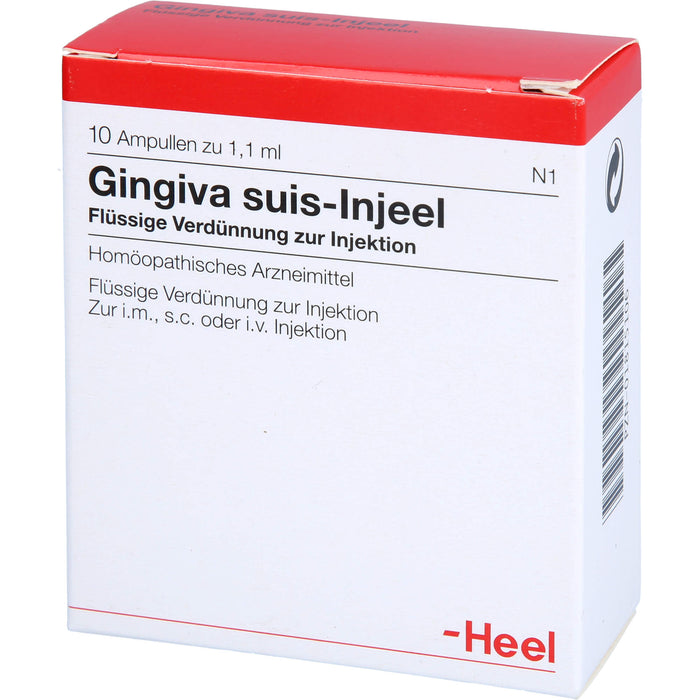 Gingiva suis-Injeel Ampullen, 10 St. Ampullen