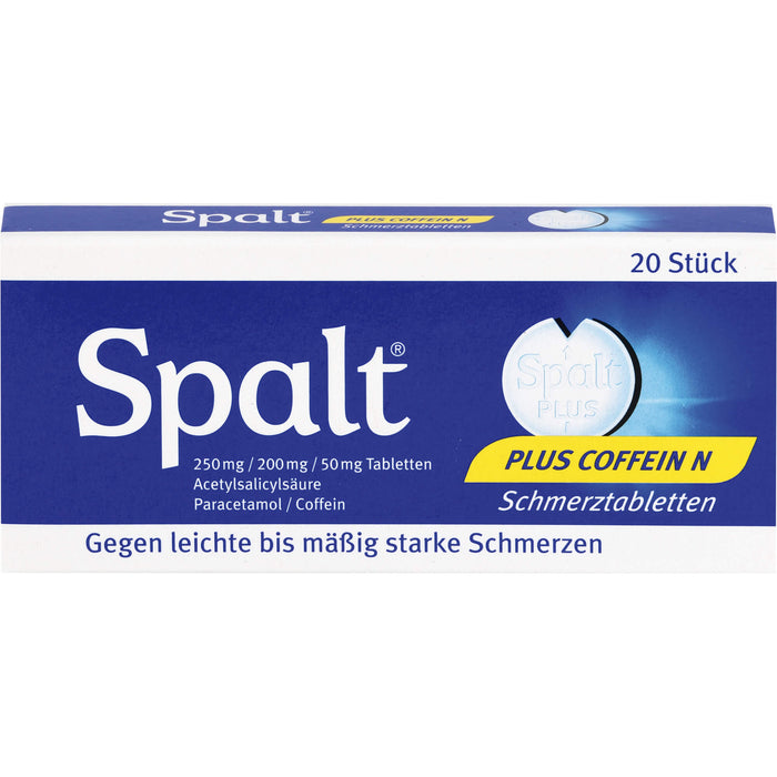 Spalt plus Coffein N Schmerztabletten, 20 pc Tablettes