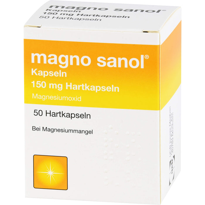 magno sanol Kapseln, 50 St. Kapseln