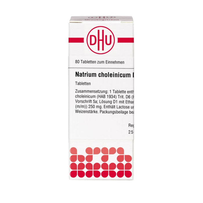 DHU Natrium choleinicum D6 Tabletten, 80 pcs. Tablets