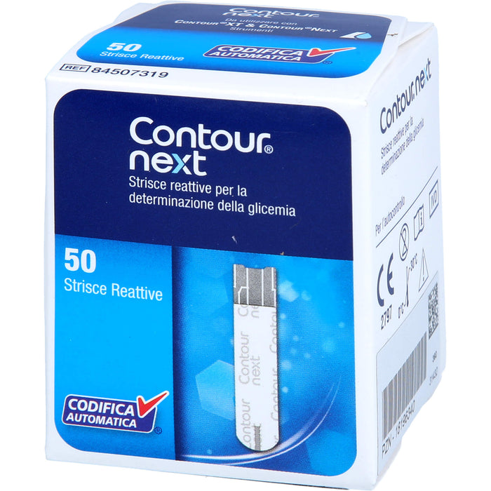 Contour Next axicorp Sensoren Teststreifen, 50 pc Bandelettes réactives