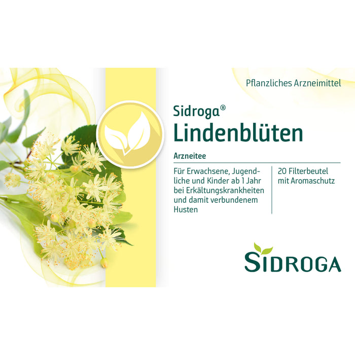 Sidroga Lindenblüten Arzneitee mit Aromaschutz, 20 pc Sachets