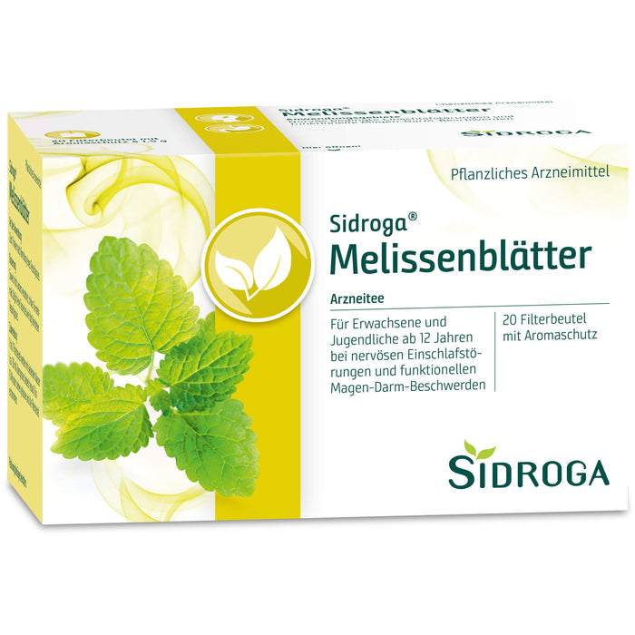 Sidroga Melissenblätter Heilpflanzentee, 20 pcs. Filter bag