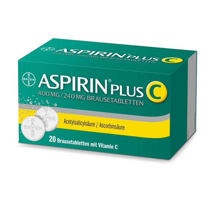 ASPIRIN plus C Brausetabletten, 20 pcs. Tablets