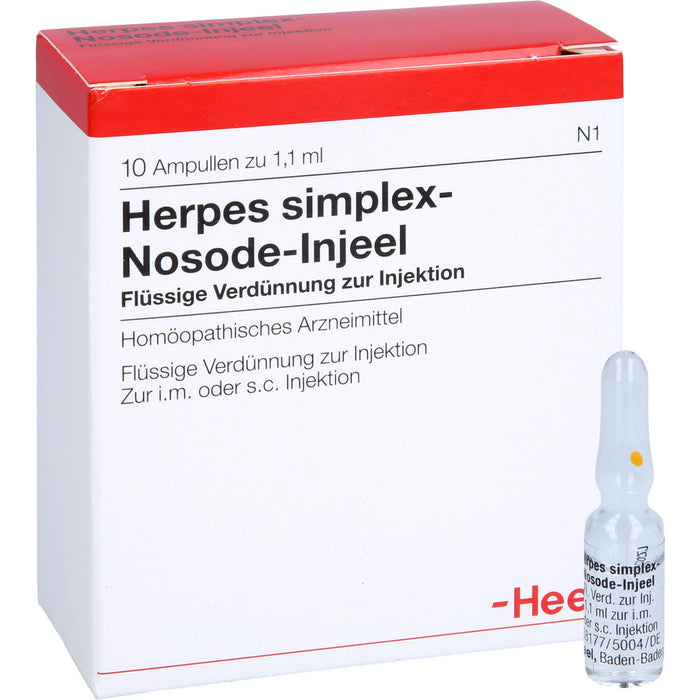 Herpes simplex-Nosode-Injeel Ampullen, 10 St. Ampullen