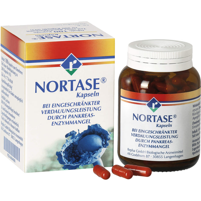 NORTASE Kapseln, 100 pc Capsules