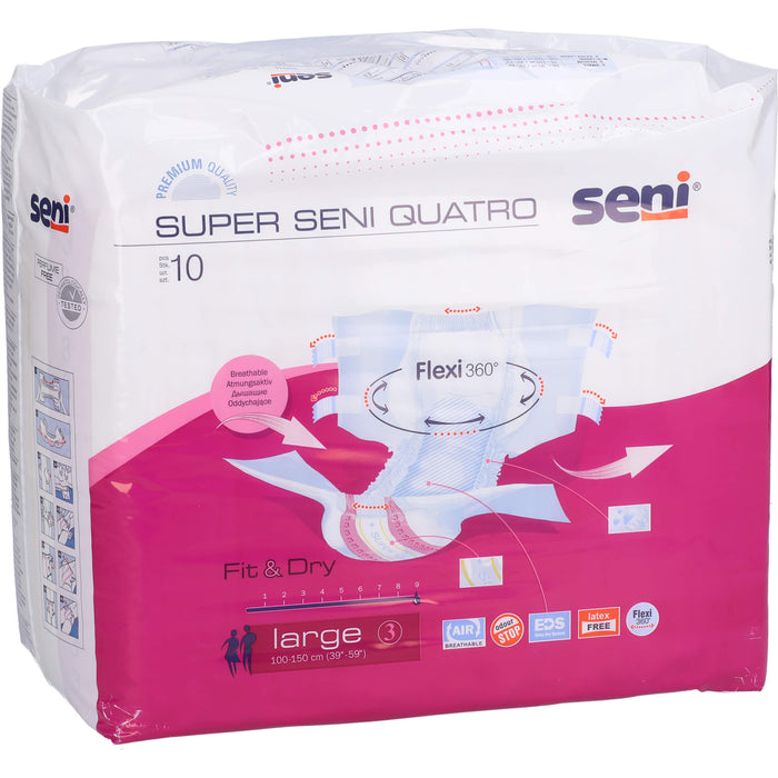 Super Seni Quatro Large, 10 St