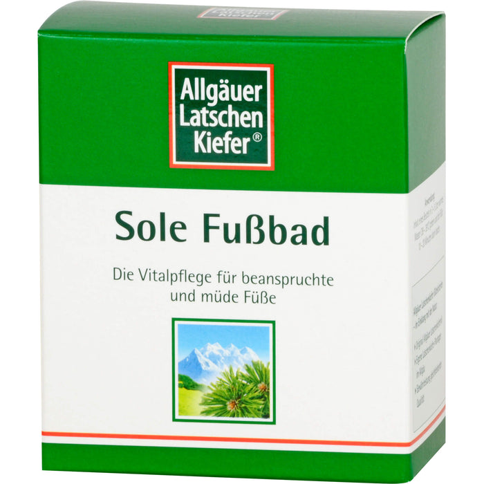 Allgäuer Latschenkiefer Sole Fußbad, 10 pc Sachets