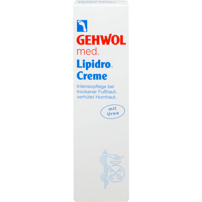 GEHWOL med Lipidro-Creme für die natürliche Hydro-Lipid-Balance der Fußhaut, 125 ml Crème