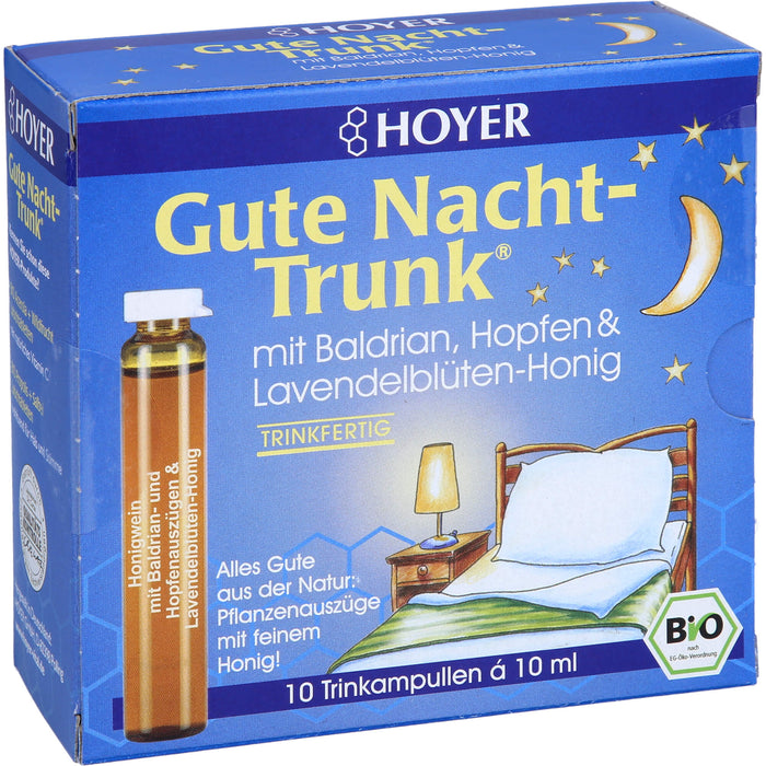 HOYER Gute Nacht-Trunk Trinkampullen, 10 pcs. Ampoules