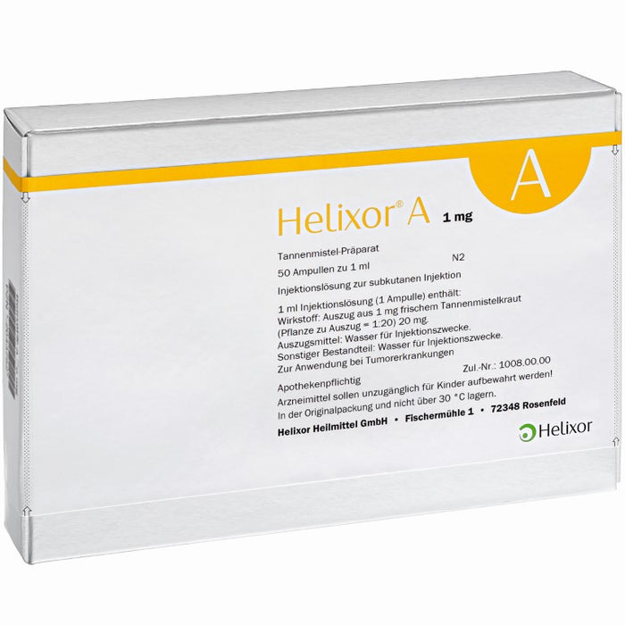 Helixor A 1 mg, 50 pcs. Ampoules