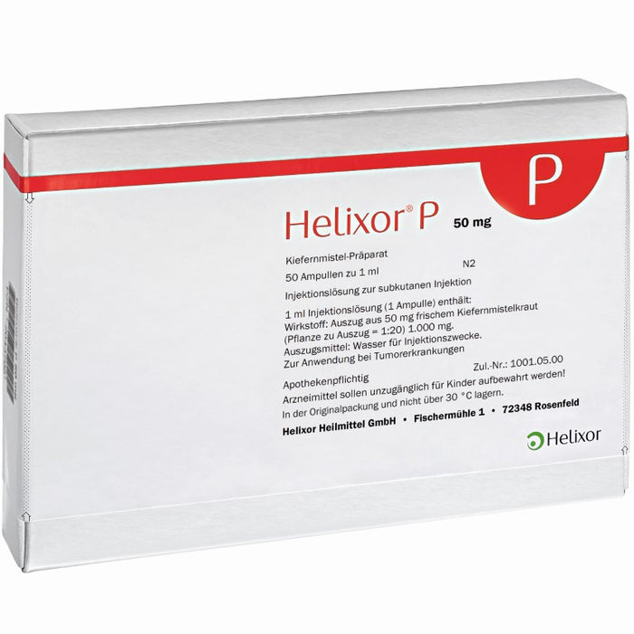 Helixor P 50 mg, 50 pc Ampoules