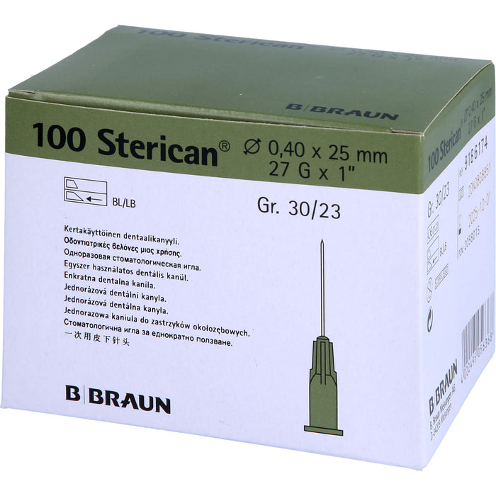 STERICAN DENT KA L 0,40X25, 100 St KAN