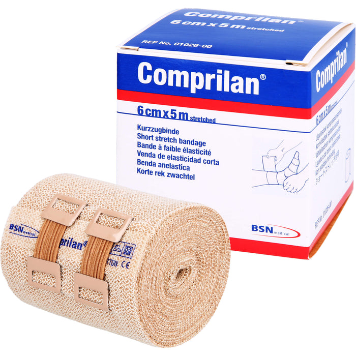 Comprilan elastische Kurzzugbinde 6 cm x 5 m, 1 pcs. Bandage