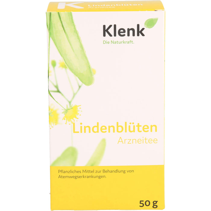 Klenk Lindenblüten bei Erkältungskrankheiten und gegen Reizhusten, 50 g Thé