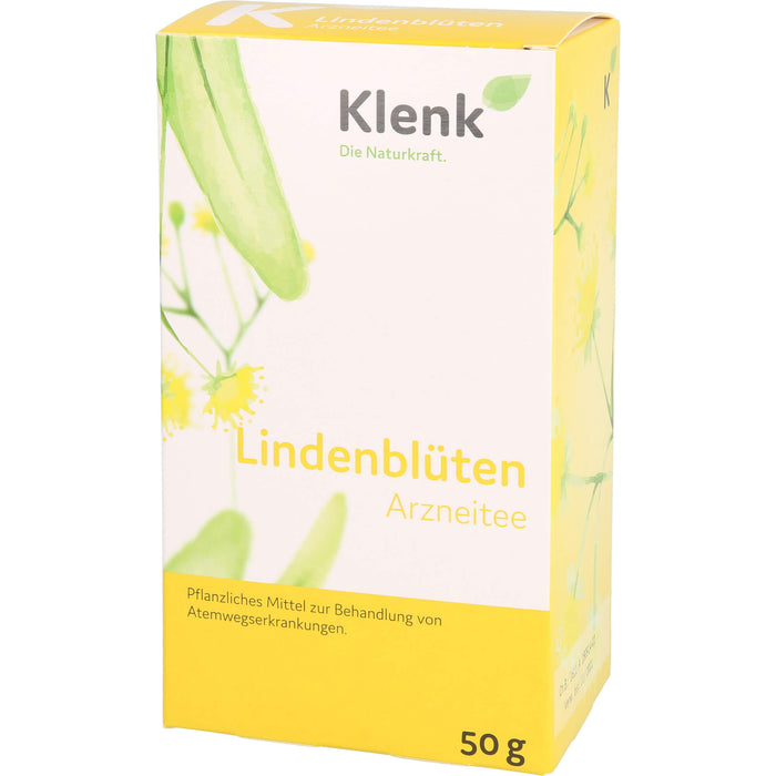 Klenk Lindenblüten bei Erkältungskrankheiten und gegen Reizhusten, 50 g Thé