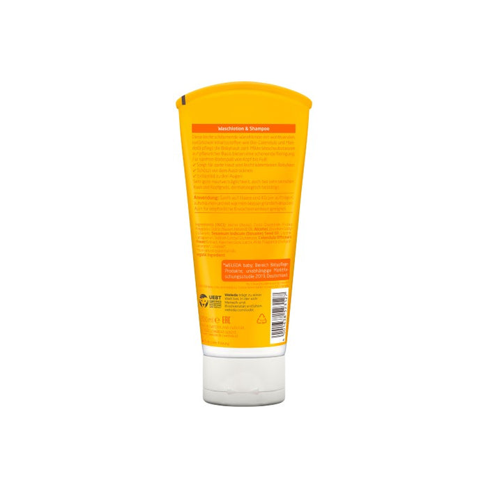 WELEDA Calendula Waschlotion & Shampoo, 200 ml Gel