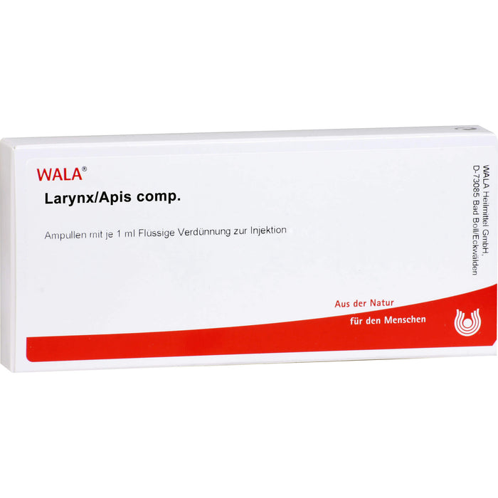 WALA Larynx / Apis comp. Globuli, 10 pc Ampoules