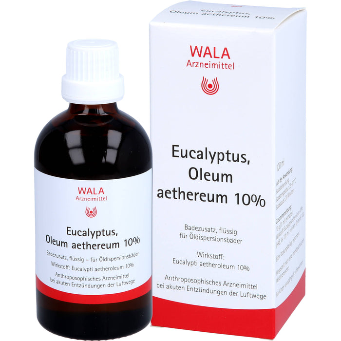 WALA Eucalyptus Oleum aethereum 10% Badezusatz, 100 ml Öl