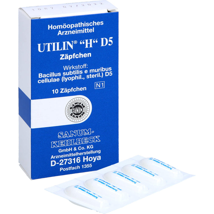 Utilin H D5 Zäpfchen, 10 pcs. Suppositories