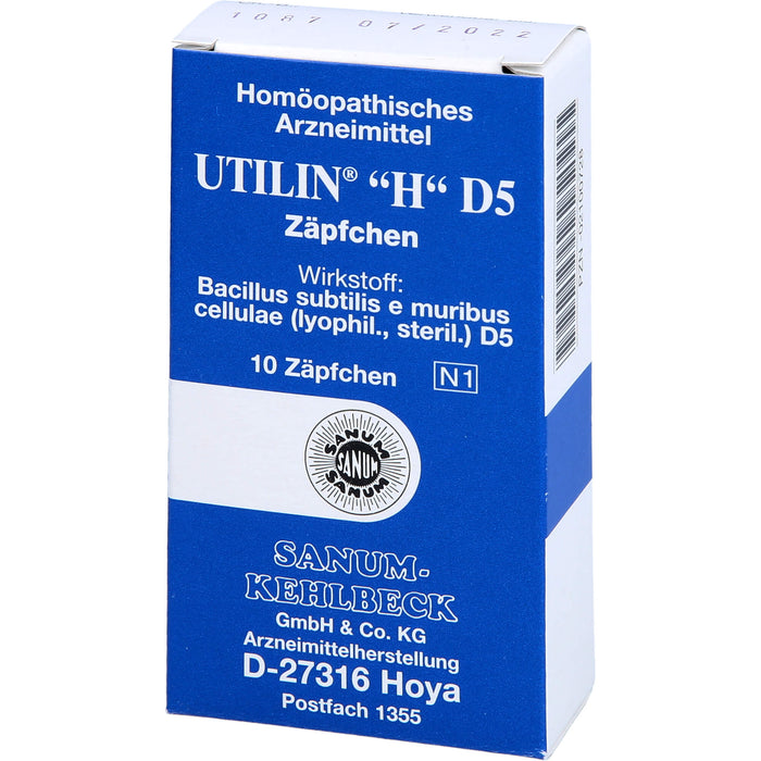 Utilin H D5 Zäpfchen, 10 pcs. Suppositories